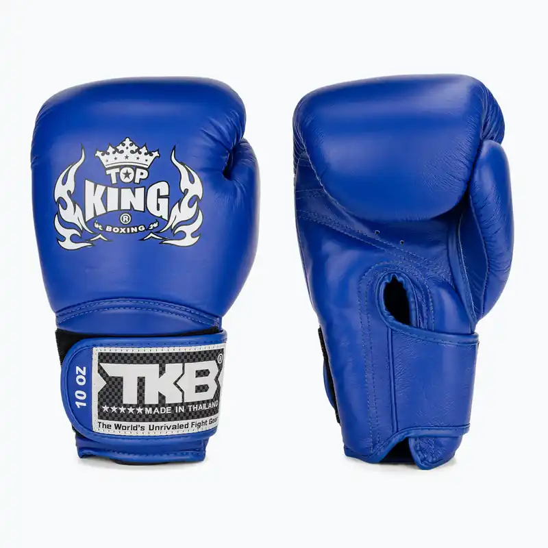 Boxerské rukavice Top King Muay Thai Super blue Víkendová Akce