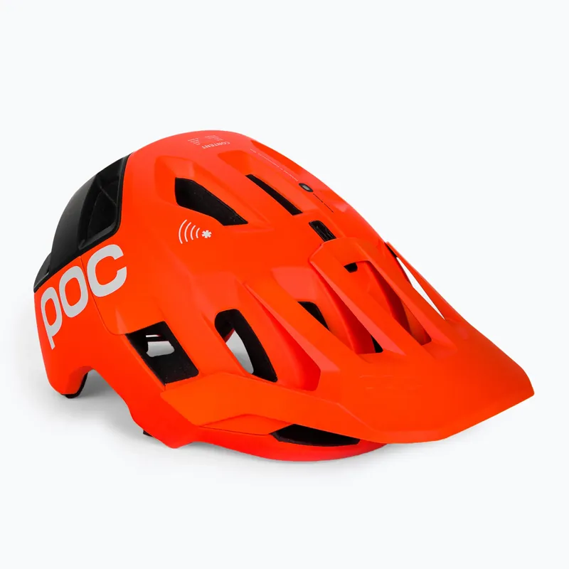 Časově Omezené Cyklistická přilba POC Kortal Race MIPS fluorescent orange/uranium/black matt