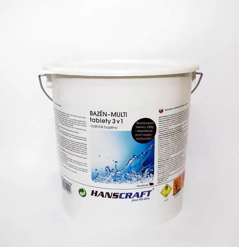 HANSCRAFT BAZÉN - MULTI tablety 3v1 - 2,4 kg Sezónní Sleva