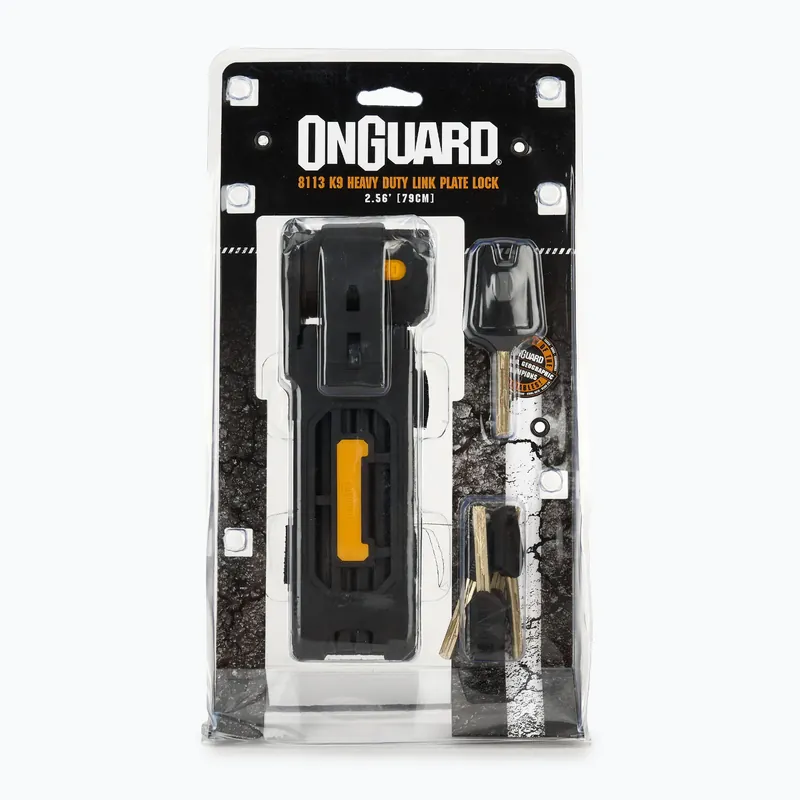ONGUARD Heavy Duty Link Plate Lock K9 Folding 8113 5 x klíč s kódem žlutý ONG-8113 Nejlepší Cena