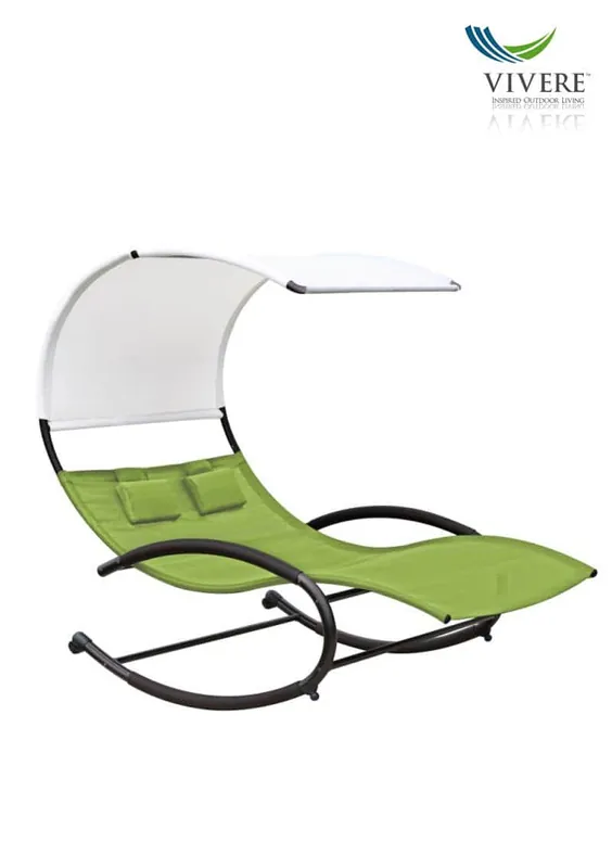 Vivere - Double Chaise Rocker Green Apple Autentický
