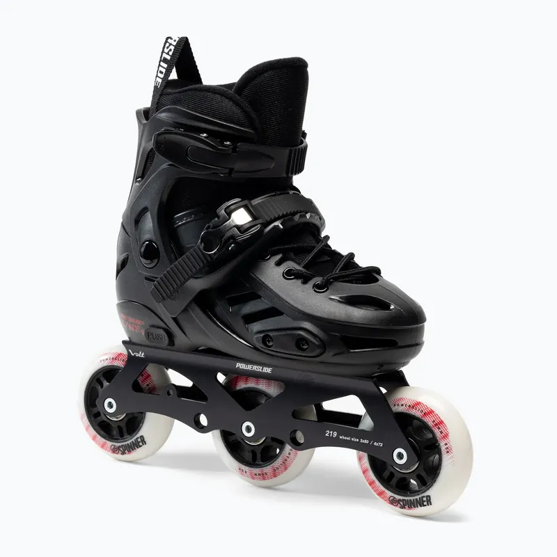 Super Cena Dětské kartáče Powerslide Khaan Junior Pro černé 940642