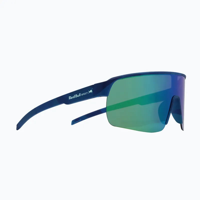 Sluneční brýle Red Bull SPECT Dakota matt blue/smoke with green-purple mirror Aktuální
