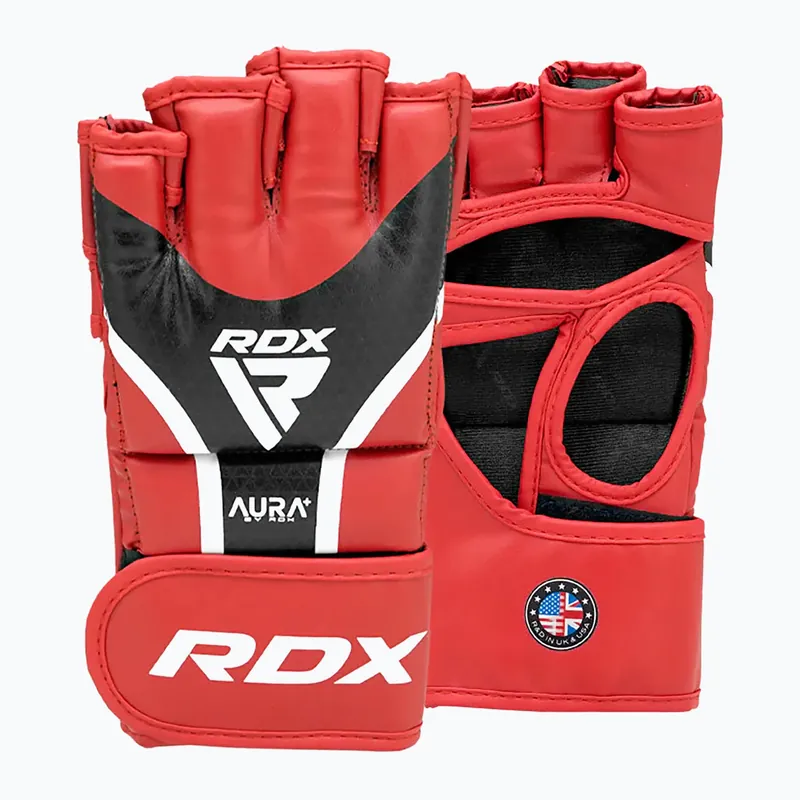 Akční Nabídka Grapplingové rukavice RDX Grappling Aura Plus T-17 red