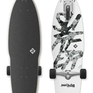 Akční Nabídka Longboard Street Surfing SHARK ATTACK 30” Great White
