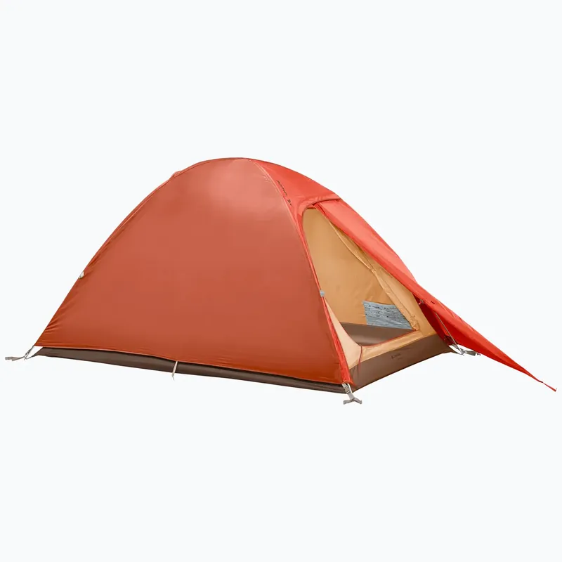 VAUDE Campo Compact terakotový kempinkový stan pro 2 osoby Omezená Nabídka