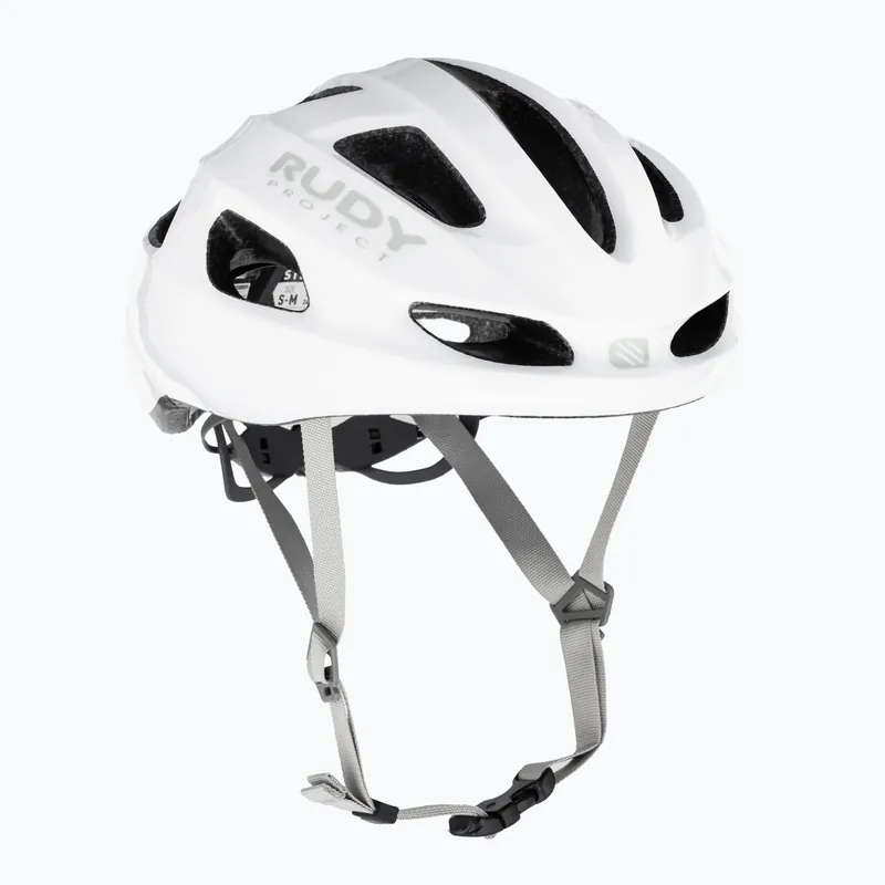 Vrácení Zdarma Cyklistická helma Rudy Project Strym Z white shiny