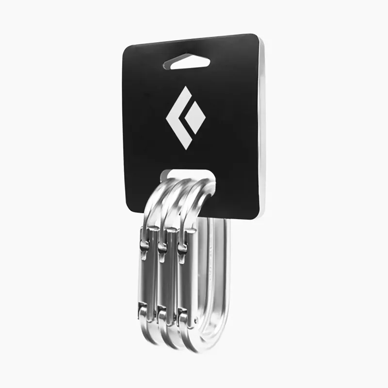 Akce Karabinky Black Diamond Oval Keylock 3 pcs polished Novinka