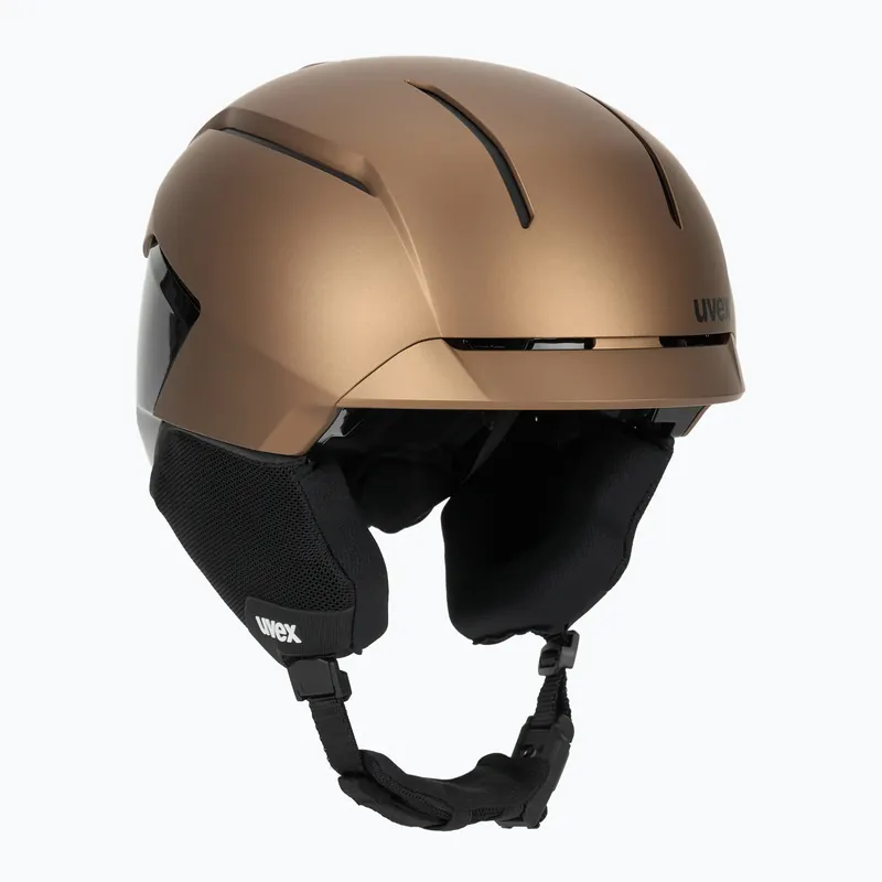Lyžařská helma UVEX Levitate MIPS brown/black matt Autentický
