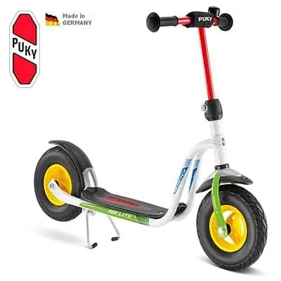 Pouze Dnes Koloběžka PUKY R 03L, bílá/kiwi