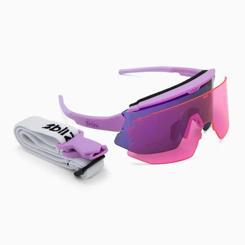 Sluneční brýle Bliz Breeze Small matte purple/grey purple mirror/pink Must-Have