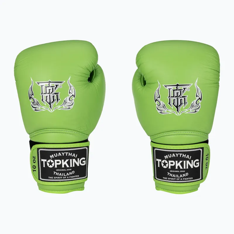 Boxerské rukavice Top King Muay Thai Super Air green Jen Po Omezenou Doba