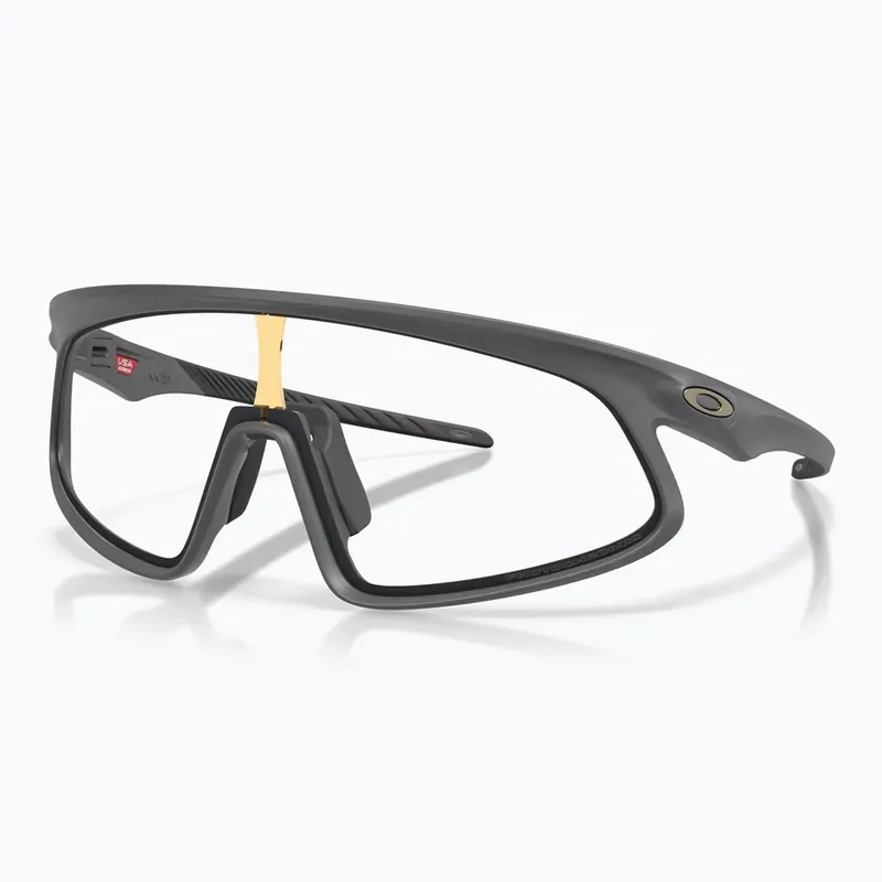 Super Cena Sluneční brýle Oakley RSLV 141 matte carbon/clear to black iridium photo