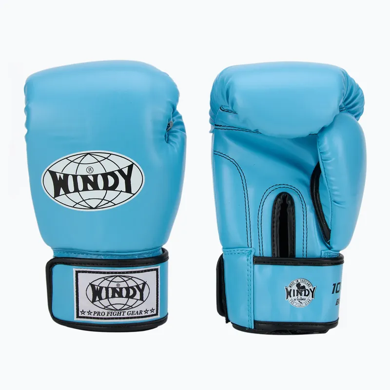 Nízká Cena Boxerské rukavice WINDY Classic Synthetic Leather sky blue