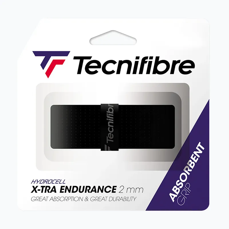 Originální Omotávka na tenisové rakety Tecnifibre X-Tra Endurance black