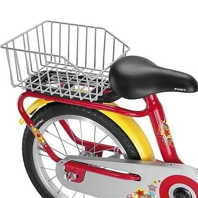 Must-Have Zadní košík na kolo PUKY stříbrný