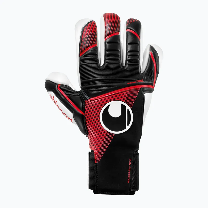 Dětské brankářské rukavice uhlsport Powerline Absolutgrip Finger Surround černá/červená/bílá Ihned K Objednání
