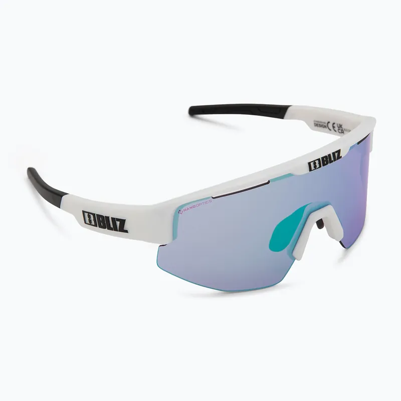 Sluneční brýle Bliz Matrix Small Nano Optics Nordic Light matt white/begonia/violet blue Akční Nabídka