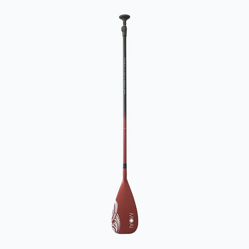 Ověřený SUP pádlo 3-dílné MOAI Carbon Limited 3D red