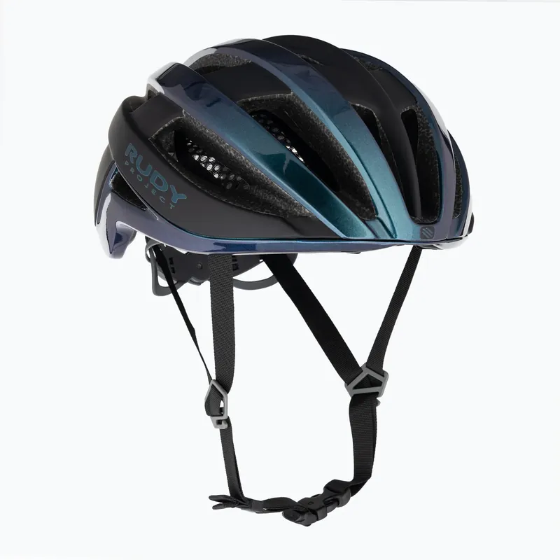 Jen Po Omezenou Doba Cyklistická helma Rudy Project Venger Road iridiscent blue shiny