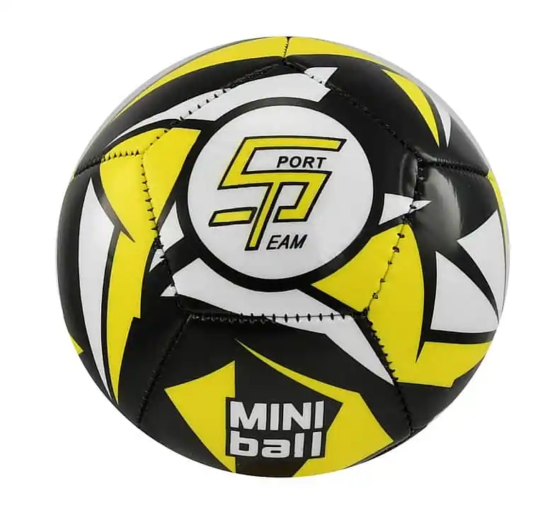 Oblíbený Fotbalový míč miniball SPORTTEAM®, černo-neon.žlutý