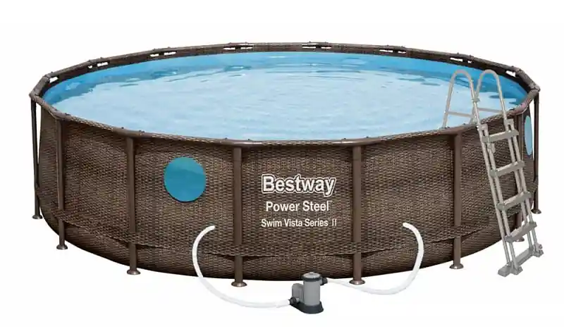 Výprodej Bazén Power Steel Rattan Swim Vista 4,88 x 1,22 m - 56725