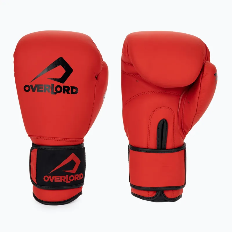 Boxerské rukavice Overlord Rage červené 100004-R/10OZ Výhodná Nabídka
