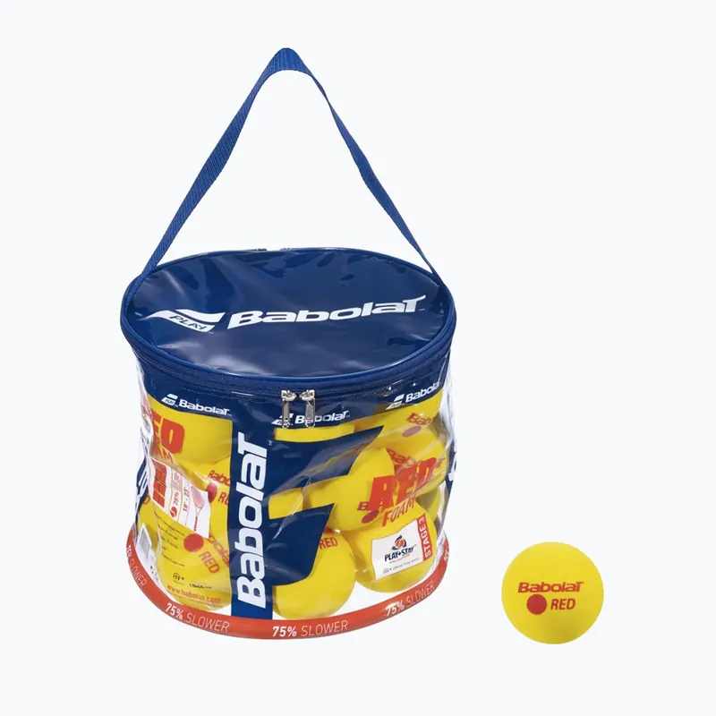 Tenisové míčky Babolat Red Foam 24 ks žluté 516004 Výprodej