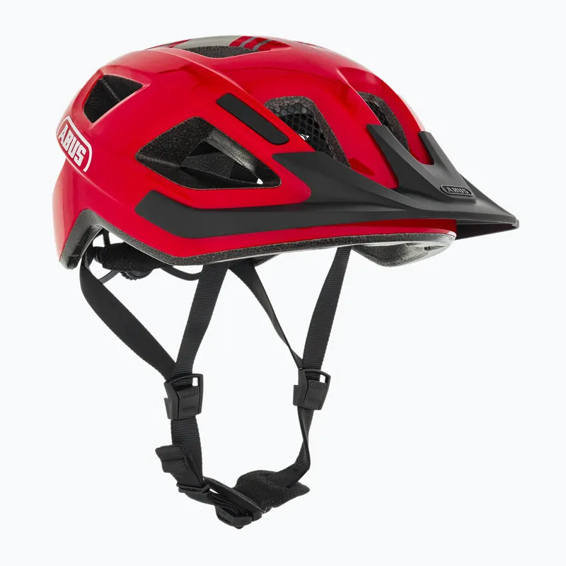 Cyklistická helma ABUS Aduro 3.0 blaze red Pouze Dnes