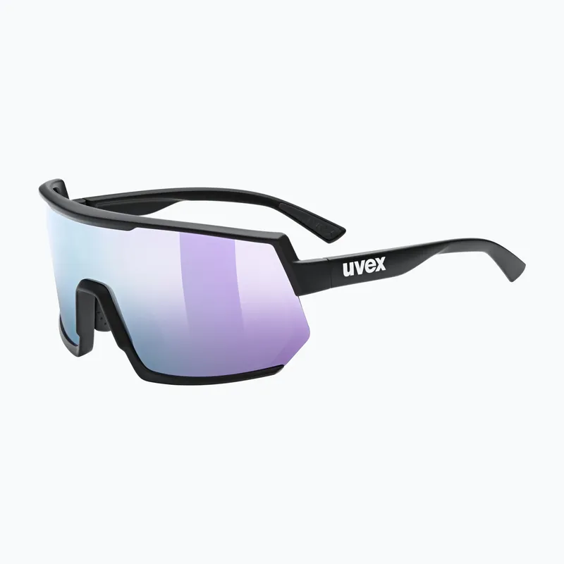 Nejlepší Volba Sluneční brýle UVEX Sportstyle 235 black mat/mirror lavender