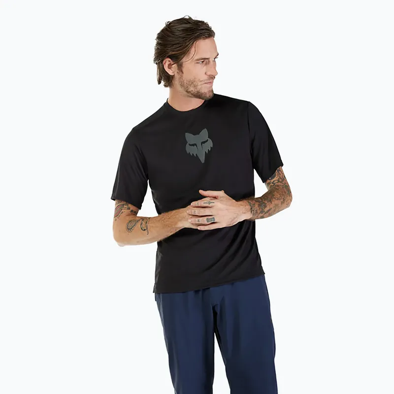 Nová Kolekce Pánský cyklistický dres Fox Racing Ranger Fox Head black