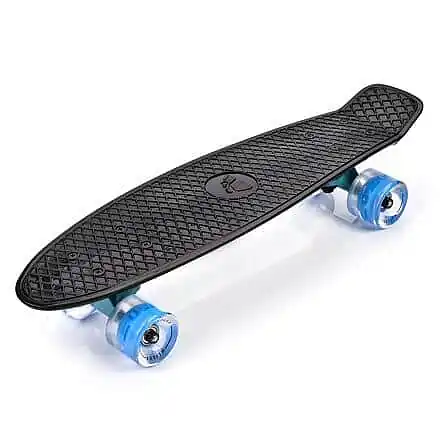 Cenová Bomba Flip LED plastový skateboard černá