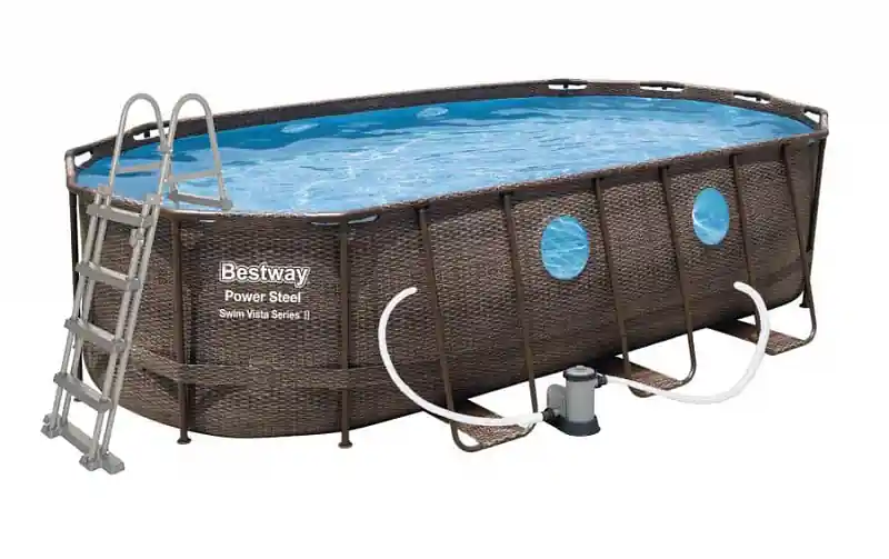 Bazén Power Steel Rattan Swim Vista 5,49 x 2,74 x 1,22 m - 56716 Bezpečná Platba