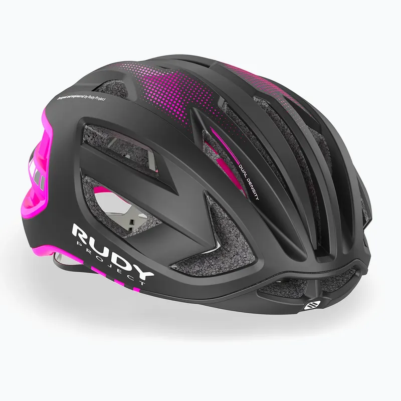 Cyklistická přilba Rudy Project Egos black/pink fluo matte Levný