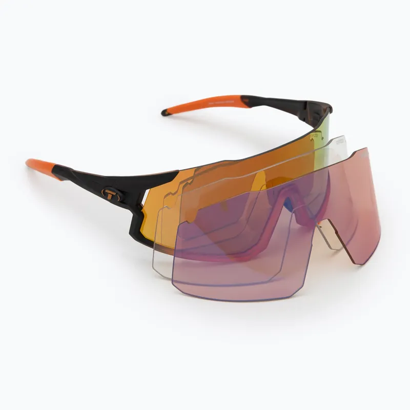 Sleva Sluneční brýle Tifosi Stash Clarion black/orange fade/orange/ac red/clear