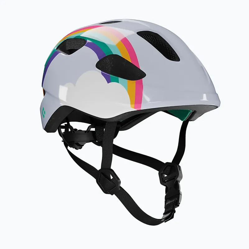 Dětská cyklistická helma Lazer Pnut 2.0 KinetiCore rainbow Nejprodávanější