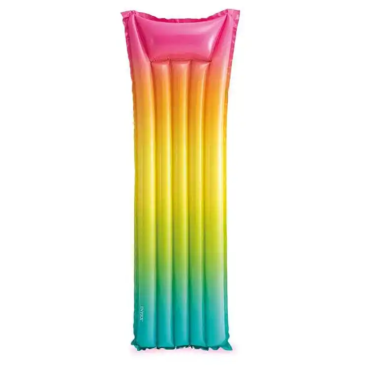 Nakupujte Hned Lehátko INTEX 58721 Rainbow Ombre 183x69 cm - vícebarevná