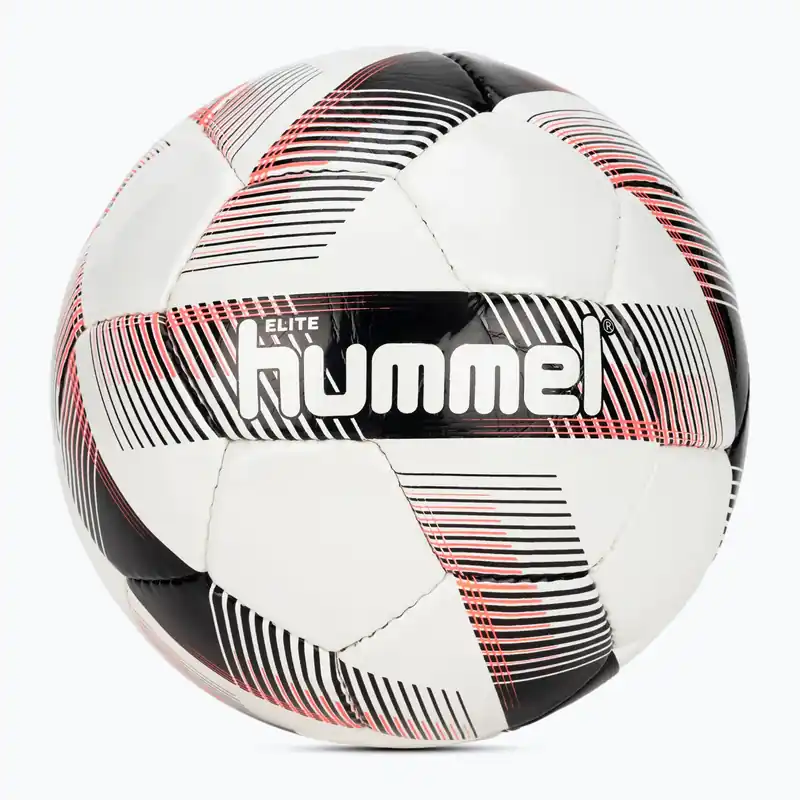 Sleva Hummel Elite FB fotbalový míč bílý/černý/červený velikost 5