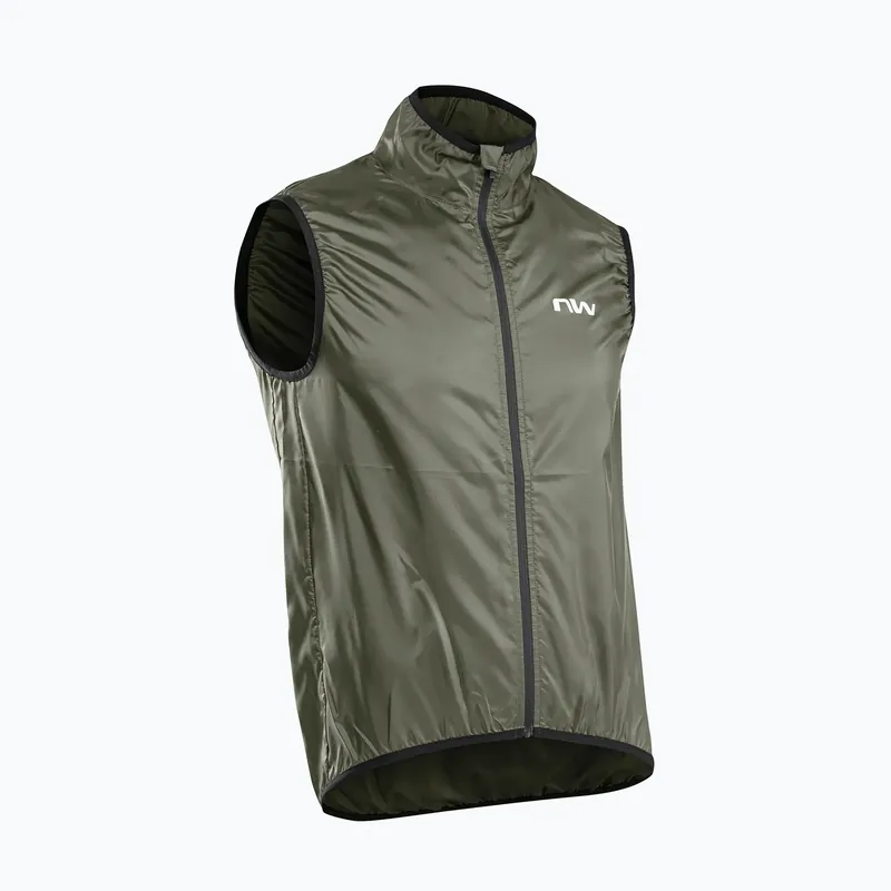 Vrácení Zdarma Pánská cyklistická vesta Northwave Vortex 2 forest green