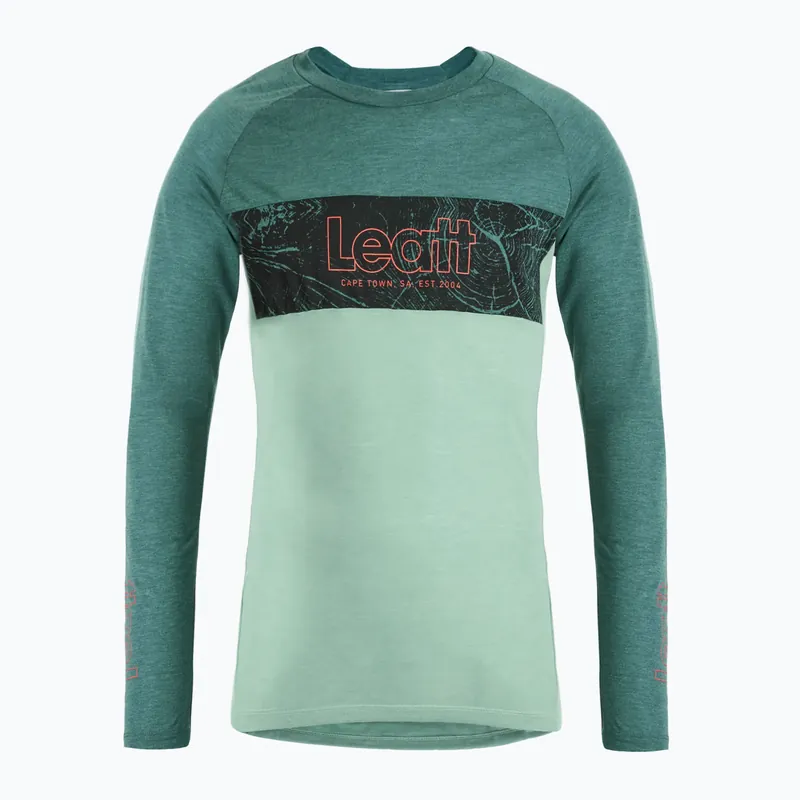 Pánský cyklistický dres longsleeve Leatt MTB Gravity 2.0 teal Super Cena