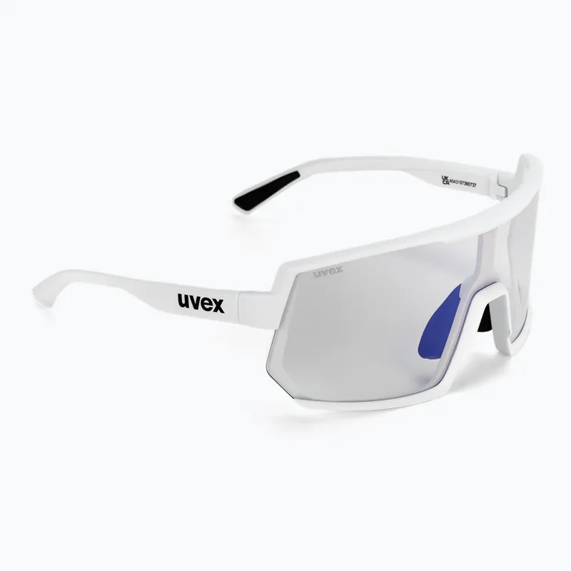 Nejlepší Cena Cyklistické brýle UVEX Sportstyle 235 V white mat/litemirror blue 53/3/031/8803