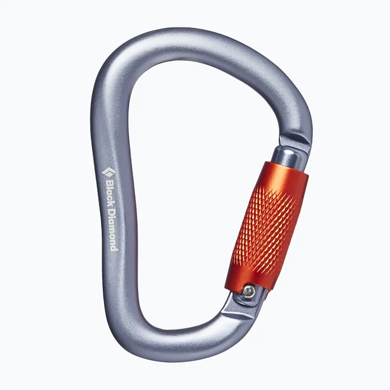 Ověřený Karabina Black Diamond Rocklock Twistlock gray