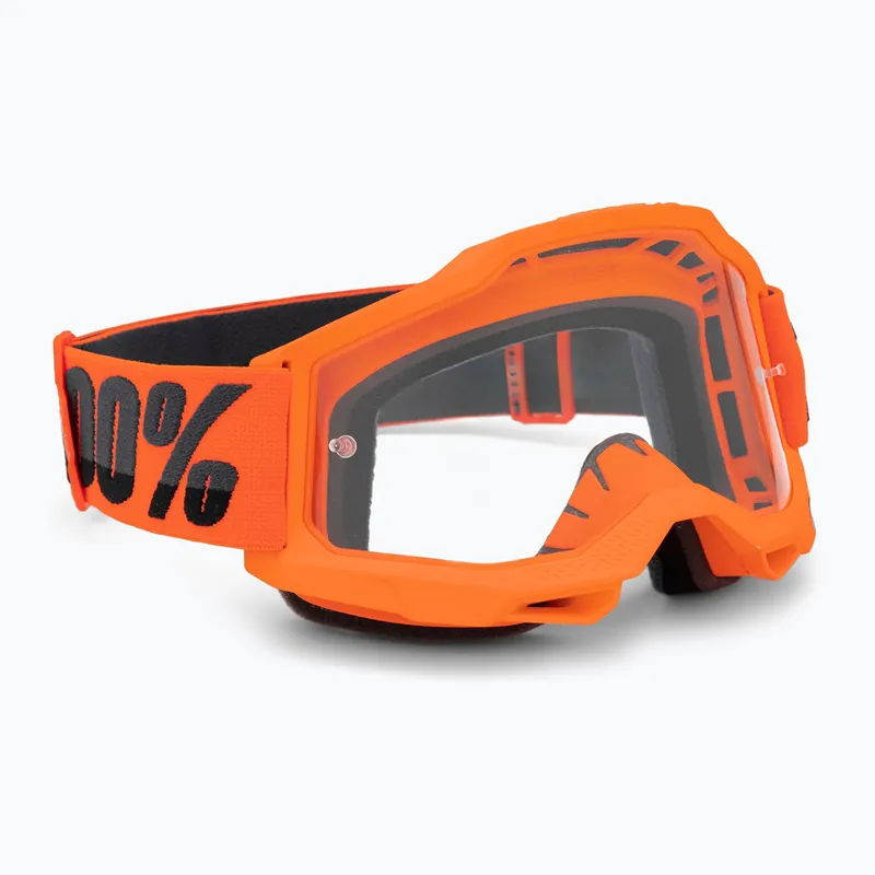 Cyklistické brýle 100% Accuri 2 neon/orange/clear Sleva