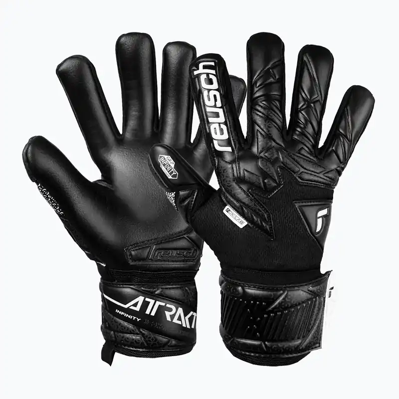 Brankářské rukavice Reusch Attrakt Infinity NC Junior black Levný
