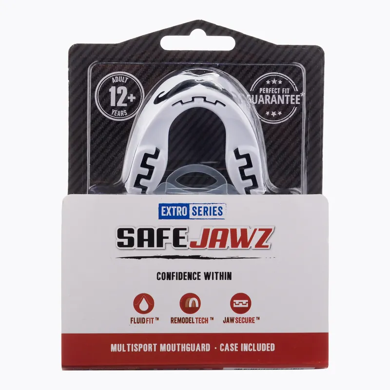 Objednat Nyní SAFEJAWZ Extro Series Černobílý chránič čelistí SJMOA