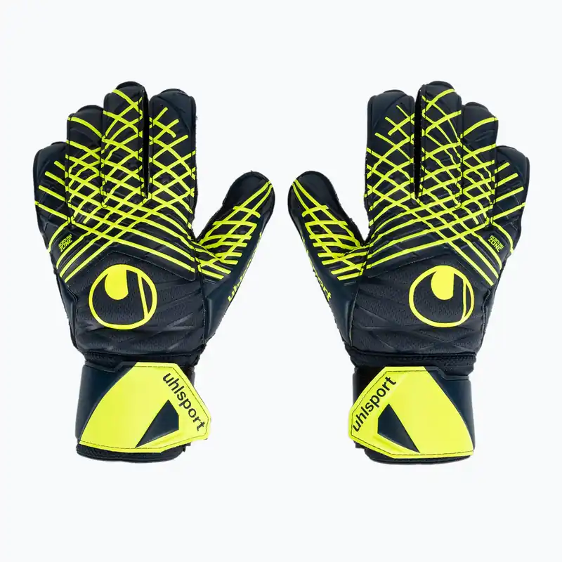 Brankářské rukavice uhlsport Prediction Supersoft navy/white/fluo yellow Odeslání Ihned
