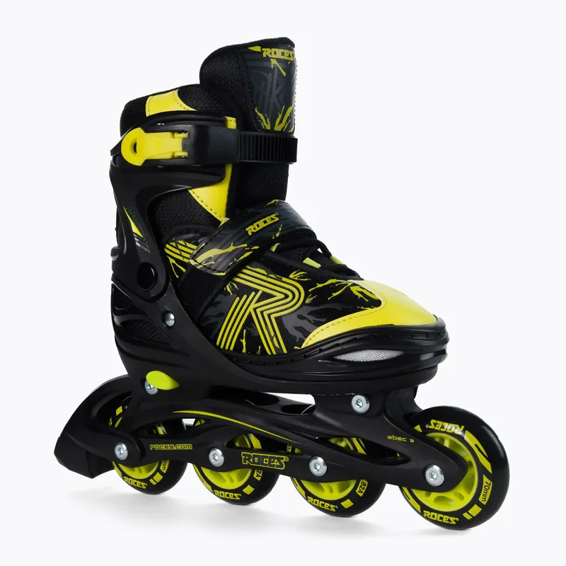 Dětské kolečkové brusle Roces Jokey 3.0 Boy black/lime Výhodná Nabídka