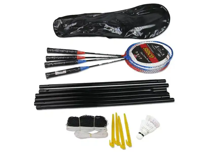 Badmintonová sada 5310 SEDCO PRO 4 HRÁČE SE SÍTI Akce