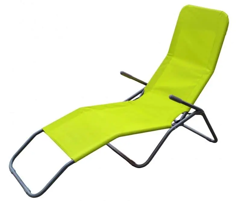 Plážové skládací lehátko RELAX, zelené Pouze Dnes