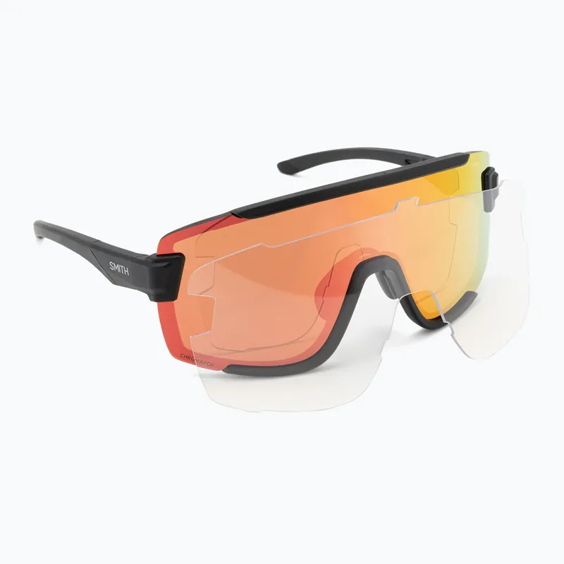 Sluneční brýle Smith Wildcat matte black/chromapop red mirror Pouze Dnes